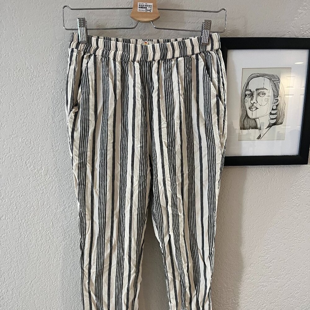 Marine Layer Allison Pants -- Blue and White